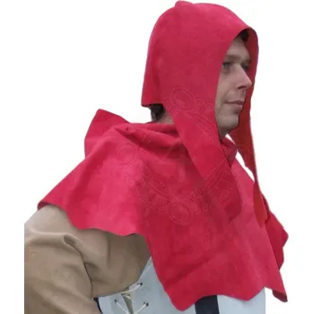 Karnevalový doplněk Lencera Kožená kápě bez čepky