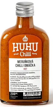 Omáčka Huhu Chilli Meruňková chilli omáčka Hot 200 ml