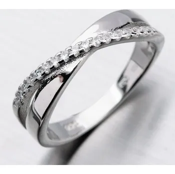 Prsten Dámský prsten stříbro 925 zirkon GST-11363 velikost 52