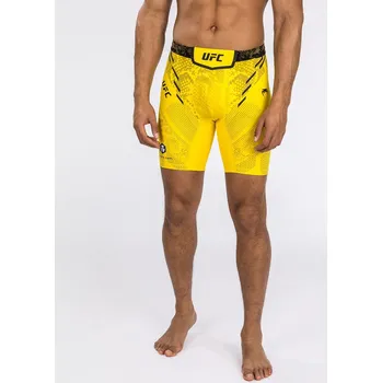 MMA Pánské kompresní vale tudo kraťasy Venum UFC Adrenaline Authentic Fight Night - Yellow žluté Velikost: XL