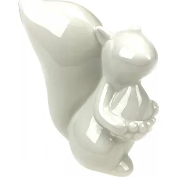 Vánoční dekorace Dekorace - Veverka porcelán s oříškem