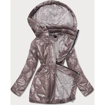 Dámská cargo bunda Bunda pro ženy v barvě cappucino s ozdobnou podšívkou 18U65 BH FOREVER, odstíny béžové XL (42) i392_19057-53