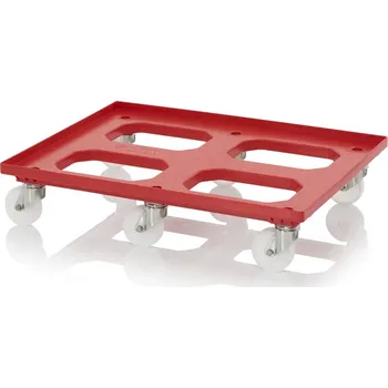 paleta Přepravní vozíky Maxi HD s polyamidovými kolečky 81,68 x 61,68 x 17,69 cm - Dopravní červená - Dopravní červená - RO 86.6 HD PAX-3020