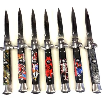 Pracovní nůž Automatický boční Italský vyhazovací nůž, Stiletto Color Potisk: " G "