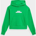 4F 4FJAW23TSWSF645 GREEN Dětská mikina EU 128