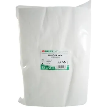 Vata Buničitá vata Batist přířezy 10 x 15 cm 1000 g