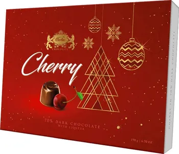 Čokoláda CARLA In 70% Dark Chocolate vánoční přebal 190 g 