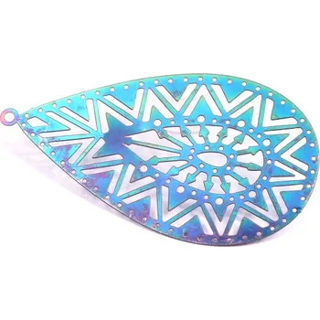 Korálek Kov 528 (49x28.5x0.3mm)