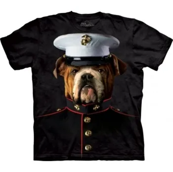 Pánské tričko Tričko unisex The Mountain Bulldog Marine (Buldok) - černé, S