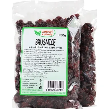 Sušené ovoce IPJ NATUR s.r.o. Brusnice 250g ZP 2258