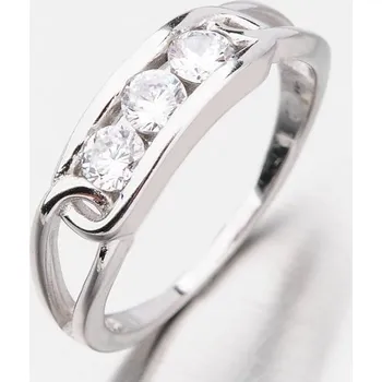 Prsten Dámský prsten stříbro 925 zirkon GST-11285 velikost 57