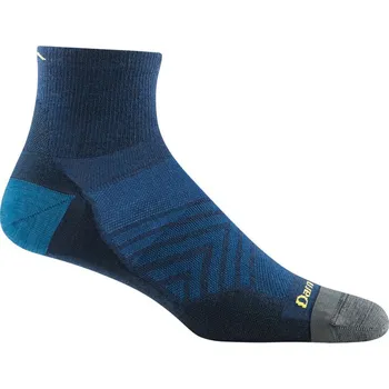 Pánské ponožky Darn Tough Run Quarter No Cushion Ultra-Lightweight Running Sock Eclipse