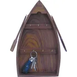 SEA Club Skříňka na klíče dřevěná loďka 22x6x37,5 cm