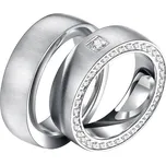 Snubní prsteny ocel zirkon ST-88087