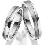 Snubní prsteny titan přírodní diamant 0.018 ct brilianty SP-TI-043