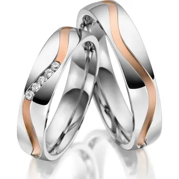 Prsten Snubní prsteny stříbro 925 zirkon SP-SI-028