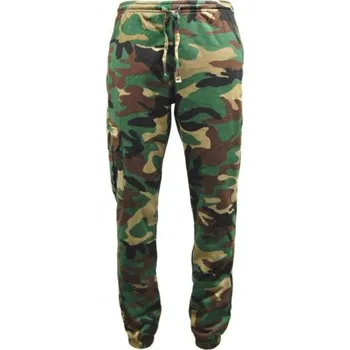 Pánské kalhoty Game Pánské teplákové camo jogger kalhoty Temple Woodland S