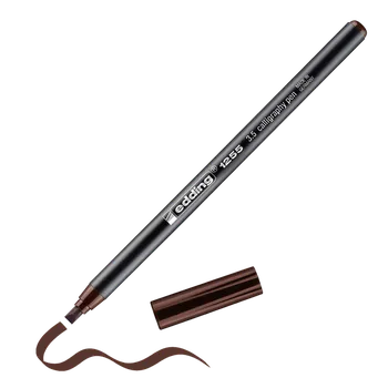 Kaligrafický fix EDDING 1255 na papír 3,5mm, hnědý