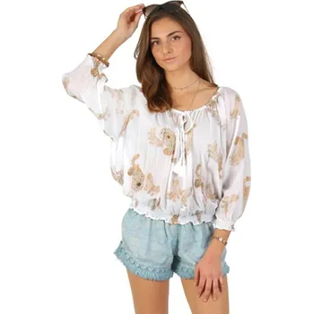 Dámská letní tunika 0OGH9 Happy Few, Bílá L i321_14118-142307