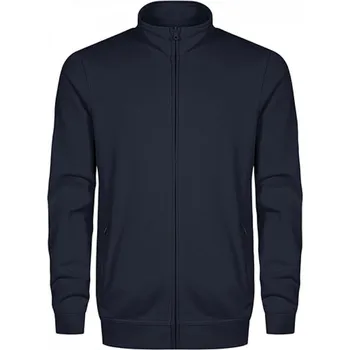 Pánská mikina EXCD by Promodoro Pracovní mikina se stojáčkem na zip z nečesané tkaniny Barva: modrá námořní, Velikost: S CD5270