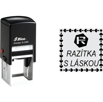 Razítko Razítko Shiny S-530 Printer Line, vlastní text 32 x 32 mm