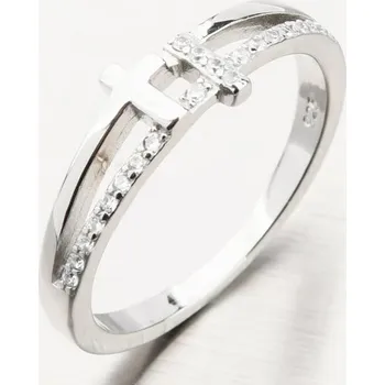 Prsten Dámský prsten stříbro 925 zirkon GST-11625 velikost 61