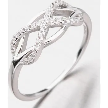 Prsten Dámský prsten stříbro 925 zirkon GST-11428 velikost 56