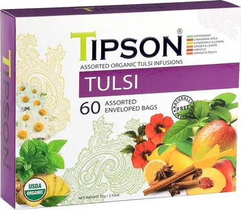 Čaj Tipson Tea Tulsi Assorted BIO 60x 1,2 g