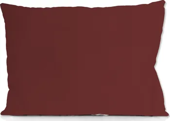 Ložní povlečení Brotex Saténový povlak na polštář vínový 70 x 90 cm zipový uzávěr