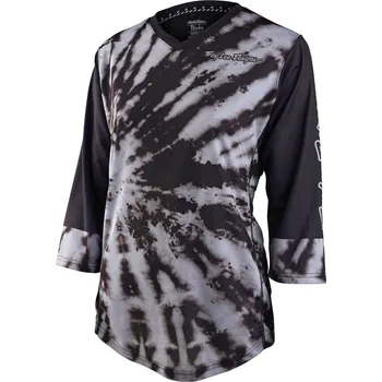 Cyklistické oblečení Dámský cyklistický dres Troy Lee Designs Mischief - Tie Dye Black Velikost: L