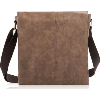 Paolo Peruzzi Pánská menší taška přes rameno pro každý den; hnědá