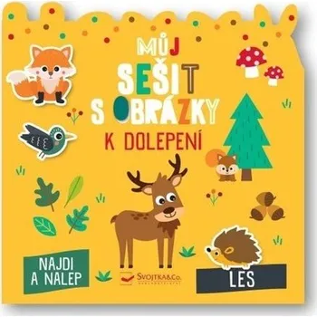 omalovánky Můj sešit s obrázky k dolepení Les - Carotte et Compagne
