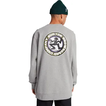 Pánská mikina burton Pánská mikina rosewood crew gray heather