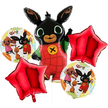 Balónek Sada balonků Králíček Bing 5 ks