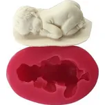 Cesil Silikonová forma Spící miminko 4 cm