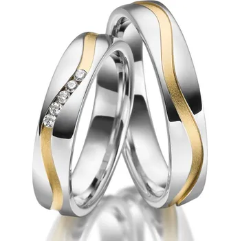 Prsten Snubní prsteny stříbro 925 zirkon SP-SI-027