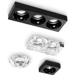 LineaLight Stropní zápustné svítidlo Incasso 6360 – průhledné 9×9cm