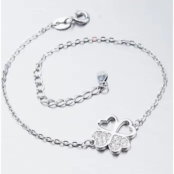 Šperk Dámský náramek stříbro 925 zirkony BST-14408 délka 17 cm