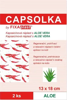 Náplast FIXAplast Capsolka 13 x 18 cm 2 ks