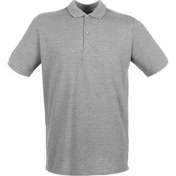 Henbury Pánské polo tričko H101 Heather Grey L