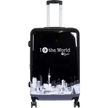 MONOPOL Velký kufr Fly The World Black