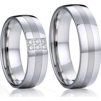 Prsten Ocelové snubní prsteny SP-7031