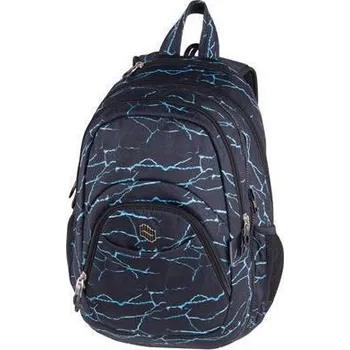 Městský batoh Batoh "Teens Blue Lava", 2v1, přihrádka na notebook a audio konektor, PULSE 122055