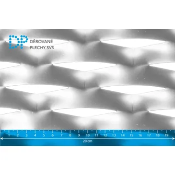 Plech Tahokov ocelový PLOTA 110x52/24, 1,5x2000x1500 mm