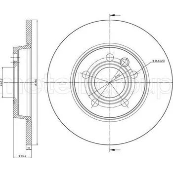 Brzdový kotouč Brzdový kotouč METELLI 23-0657