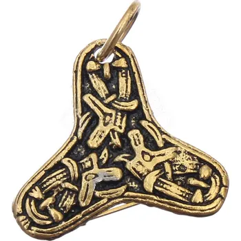 Karnevalový kostým Výprodej Vikinská trojlístková brož - Outlet