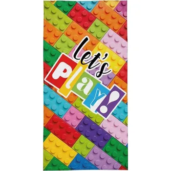 DETEXPOL Osuška Kostky Lets Play Bavlna Froté, 70/140 cm