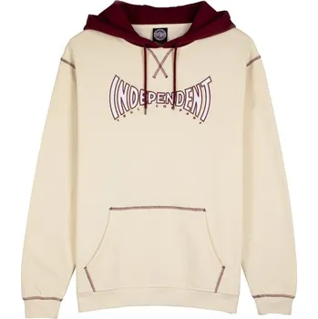 Pánská mikina INDEPENDENT mikina - Spanning Front Hood Bone (BONE) velikost: M