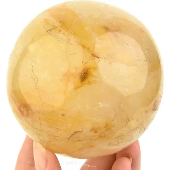 Koule křišťál s limonitem Ø 90mm (1040g)