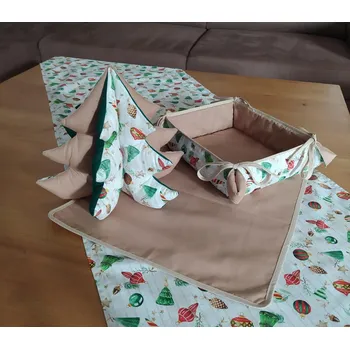 Vánoční dekorace Vánoční set se stromkem 06